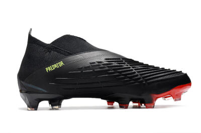 Adidas Predator Edge Geometric+ FG Firm Ground Soccer Cleats - Black/Yellow/Red