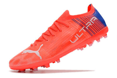 Puma Ultra 1.4 MG Multi Ground Soccer Cleats - Red/Blue