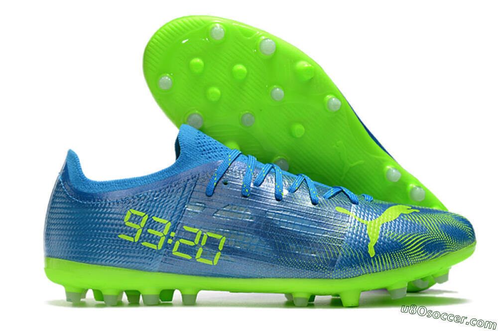 Puma Ultra 1.4 MG Multi Ground Soccer Cleats - Blue/Yellow 1