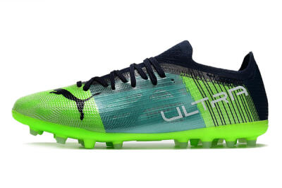 Puma Ultra 1.4 MG Multi Ground Soccer Cleats - Green/Black/Blue