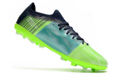 Puma Ultra 1.4 MG Multi Ground Soccer Cleats - Green/Black/Blue