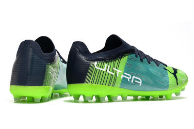 Puma Ultra 1.4 MG Multi Ground Soccer Cleats - Green/Black/Blue