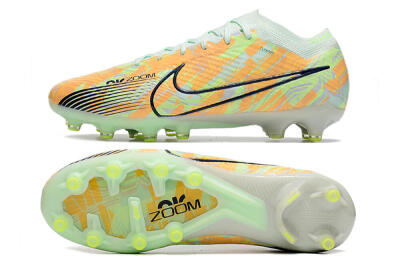Nike Air Zoom Mercurial Vapor 15 Elite FG Firm Ground Soccer Cleats - Orange/Green/Black