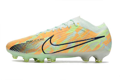 Nike Air Zoom Mercurial Vapor 15 Elite FG Firm Ground Soccer Cleats - Orange/Green/Black