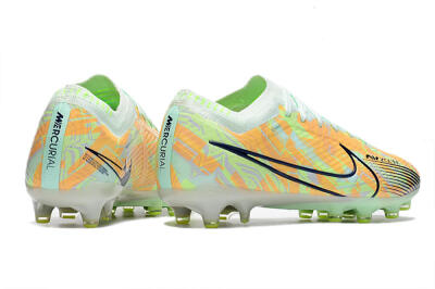 Nike Air Zoom Mercurial Vapor 15 Elite FG Firm Ground Soccer Cleats - Orange/Green/Black