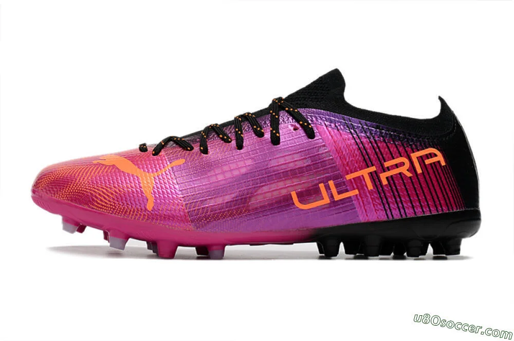 Red and Black MG Soccer Cleats - Puma Ultra 1.4