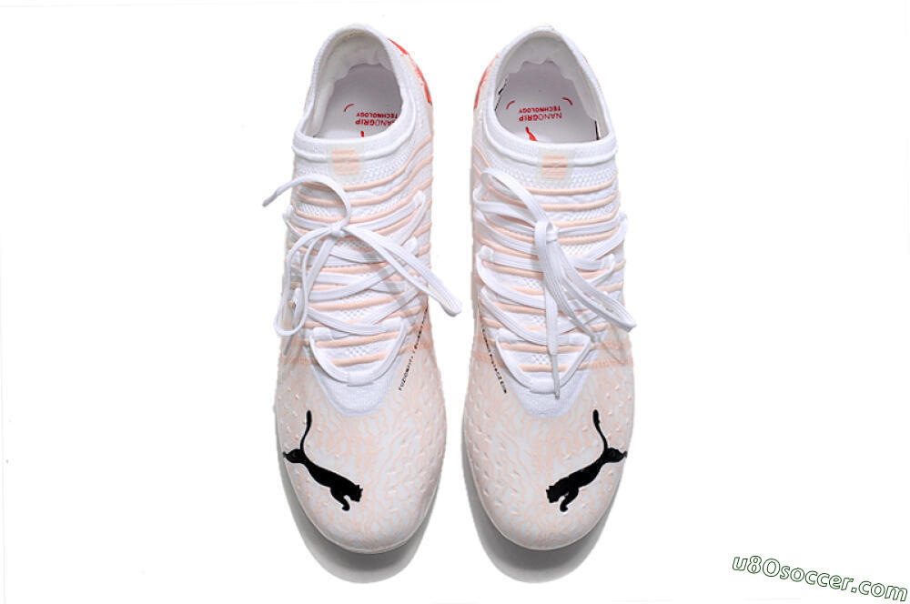 Puma Future Z 1.4 Liberty MG Multi Ground Soccer Cleats - White/Red/Black 4