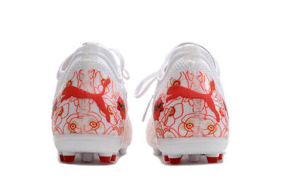 Puma Future Z 1.4 Liberty MG Multi Ground Soccer Cleats - White/Red/Black