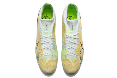 Nike Air Zoom Mercurial Superfly 9 Elite AG Artificial Grass Soccer Cleats - White/Green/Orange