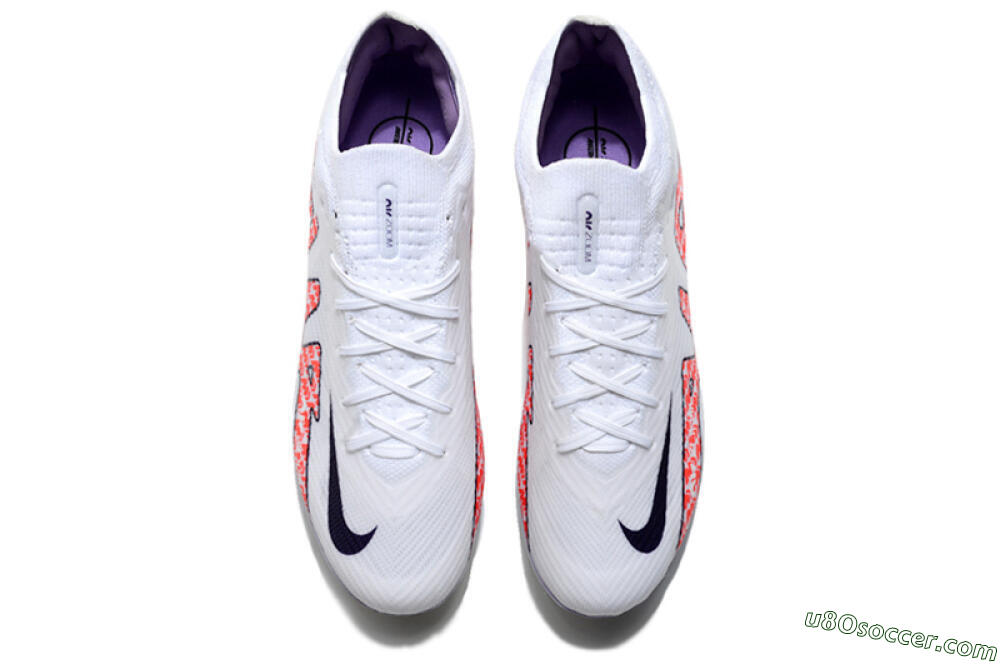 Nike Air Zoom Mercurial Vapor 15 Elite AG Artificial Grass Soccer Cleats - White/Pink 4