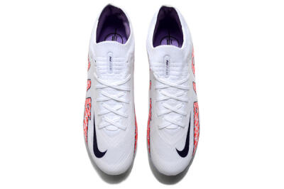 Nike Air Zoom Mercurial Vapor 15 Elite AG Artificial Grass Soccer Cleats - White/Pink