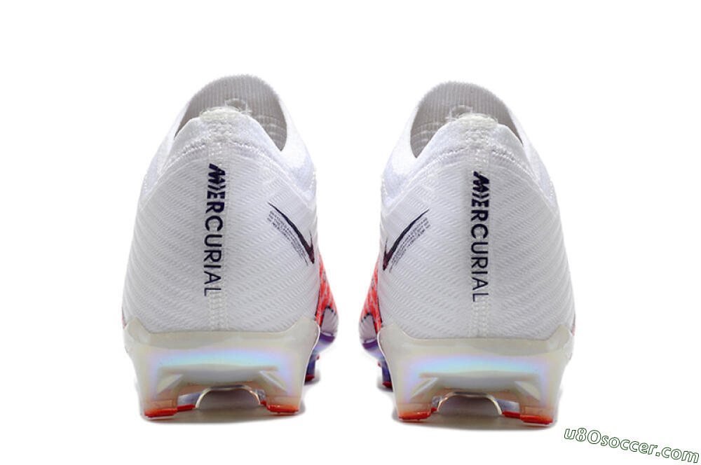 Nike Air Zoom Mercurial Vapor 15 Elite AG Artificial Grass Soccer Cleats - White/Pink 5