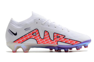 Nike Air Zoom Mercurial Vapor 15 Elite AG Artificial Grass Soccer Cleats - White/Pink