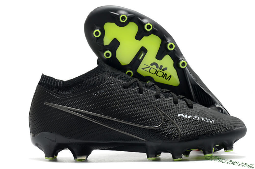 Nike Air Zoom Mercurial Vapor 15 Elite AG Artificial Grass Soccer Cleats - Black 1