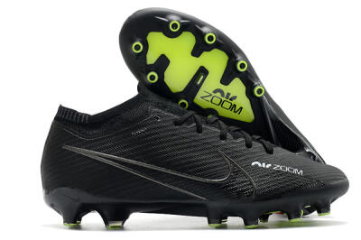Nike Air Zoom Mercurial Vapor 15 Elite AG Artificial Grass Soccer Cleats - Black