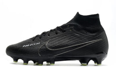 Nike Air Zoom Mercurial Superfly 9 Elite AG Artificial Grass Soccer Cleats - Black/Green