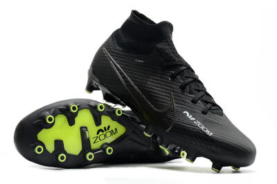 Nike Air Zoom Mercurial Superfly 9 Elite AG Artificial Grass Soccer Cleats - Black/Green