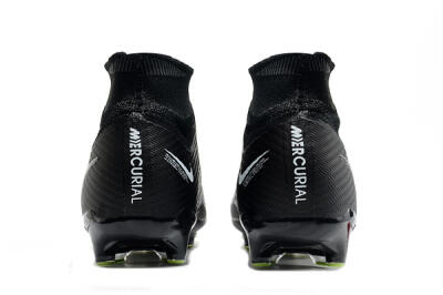 Nike Air Zoom Mercurial Superfly 9 Elite AG Artificial Grass Soccer Cleats - Black/Green
