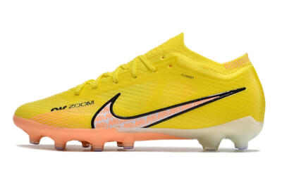 Nike Air Zoom Mercurial Vapor 15 Elite AG Artificial Grass Soccer Cleats - Yellow/Pink