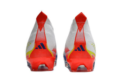Adidas Predator FIFA World Cup Qatar 2022 Edge+ FG Firm Ground Soccer Cleats - White/Red/Blue