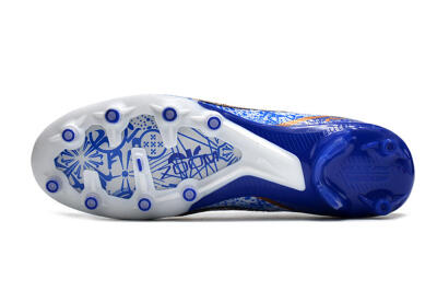 Nike Air Zoom Mercurial Vapor 15 Elite AG Artificial Grass Soccer Cleats - Blue/White