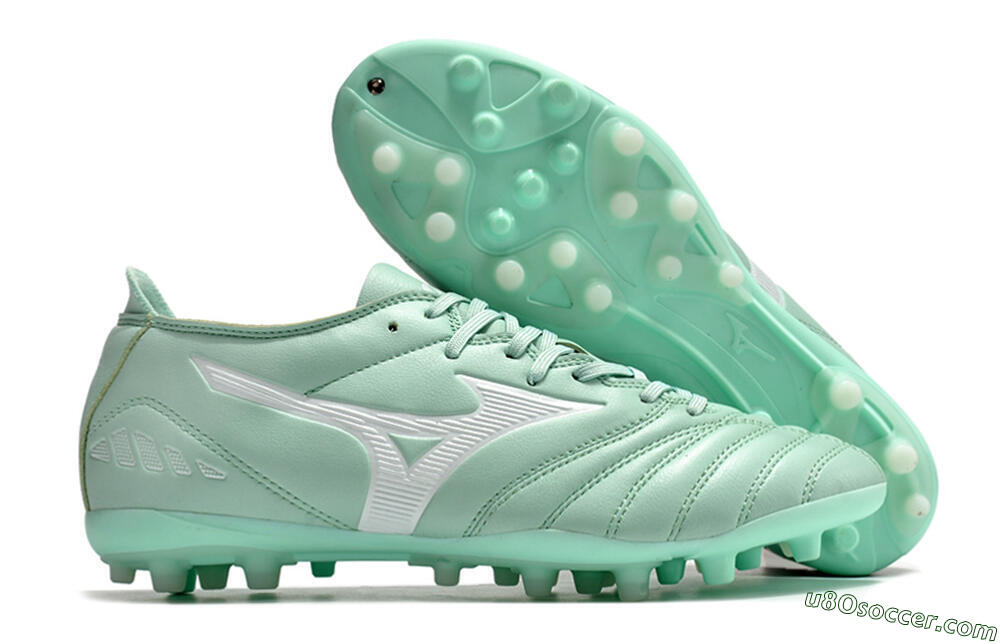 Mizuno Morelia Neo AG Artificial Grass Soccer Cleats - Green 1
