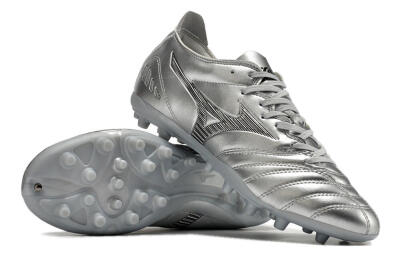 Mizuno Morelia Neo AG Artificial Grass Soccer Cleats - Silver