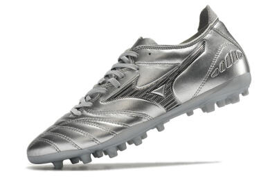 Mizuno Morelia Neo AG Artificial Grass Soccer Cleats - Silver