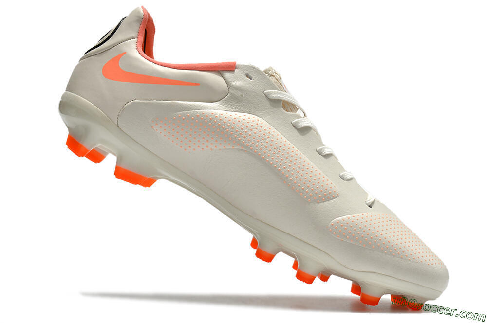 Nike Tiempo Legend 9 Elite FG Firm Ground Soccer Cleats - White/Yellow 7
