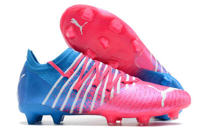 Puma Future Z 1.3 FG Firm Ground Soccer Cleats - Pink/Blue/White
