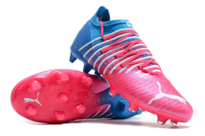 Puma Future Z 1.3 FG Firm Ground Soccer Cleats - Pink/Blue/White