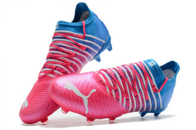 Puma Future Z 1.3 FG Firm Ground Soccer Cleats - Pink/Blue/White