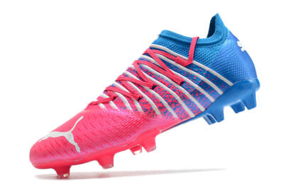 Puma Future Z 1.3 FG Firm Ground Soccer Cleats - Pink/Blue/White