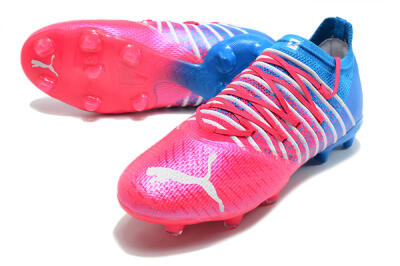 Puma Future Z 1.3 FG Firm Ground Soccer Cleats - Pink/Blue/White