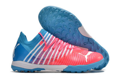 Puma Future Z 1.3 Instinct TF Artificial Turf Soccer Shoes - Pink/Blue/White