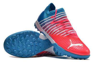 Puma Future Z 1.3 Instinct TF Artificial Turf Soccer Shoes - Pink/Blue/White