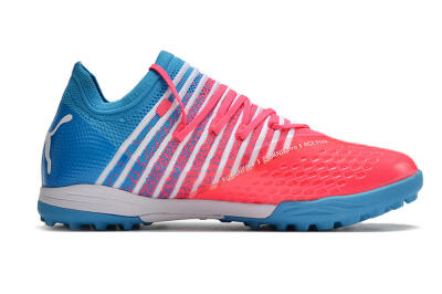 Puma Future Z 1.3 Instinct TF Artificial Turf Soccer Shoes - Pink/Blue/White