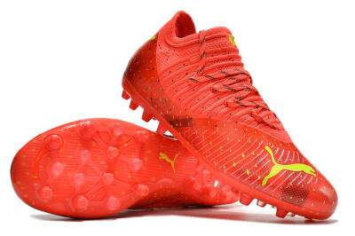 Puma Future Z 1.3 Instinct MG Multi Ground Soccer Cleats - Orange/Yellow/Black