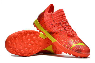 Puma Future Z 1.3 Instinct TF Artificial Turf Soccer Shoes - Orange/Yellow