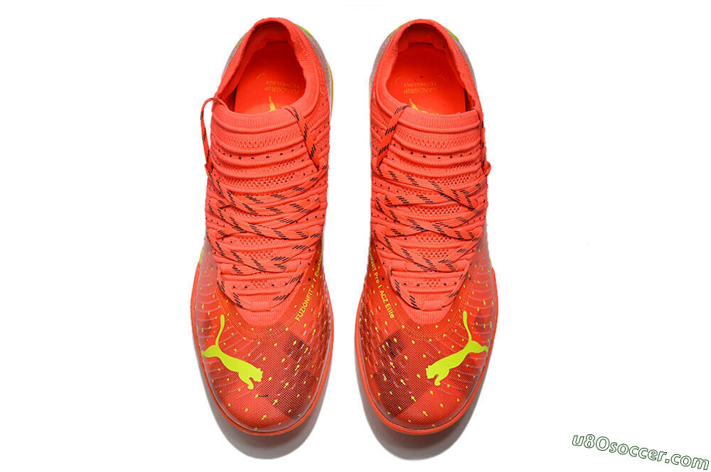 Puma Future Z 1.3 Instinct TF Artificial Turf Soccer Shoes - Orange/Yellow 4