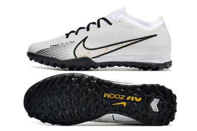 Nike Mercurial Vapor 15 Elite TF Artificial Turf Soccer Shoes - White/Black