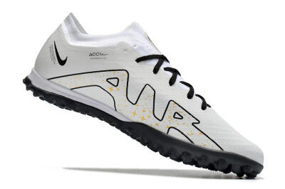 Nike Mercurial Vapor 15 Elite TF Artificial Turf Soccer Shoes - White/Black