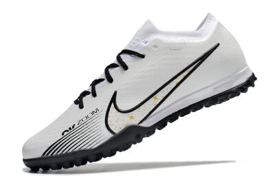 Nike Mercurial Vapor 15 Elite TF Artificial Turf Soccer Shoes - White/Black