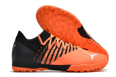 Puma Future Z 1.3 Teazer TF Artificial Turf Soccer Shoes - Orange/Black