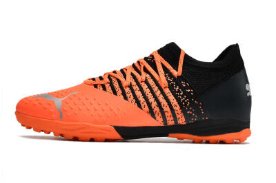 Puma Future Z 1.3 Teazer TF Artificial Turf Soccer Shoes - Orange/Black