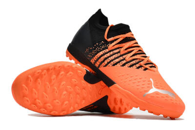 Puma Future Z 1.3 Teazer TF Artificial Turf Soccer Shoes - Orange/Black