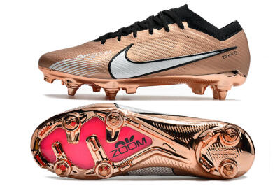 Nike Zoom Mercurial Vapor 15 Elite SG Soft Ground Soccer Cleats - Gold/White