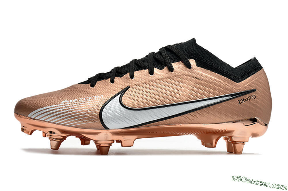 Nike Zoom Mercurial Vapor 15 Elite SG Soft Ground Soccer Cleats - Gold/White 2