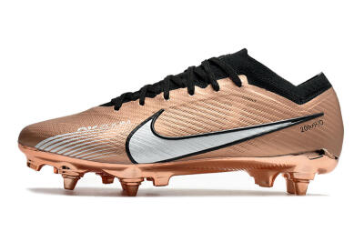 Nike Zoom Mercurial Vapor 15 Elite SG Soft Ground Soccer Cleats - Gold/White