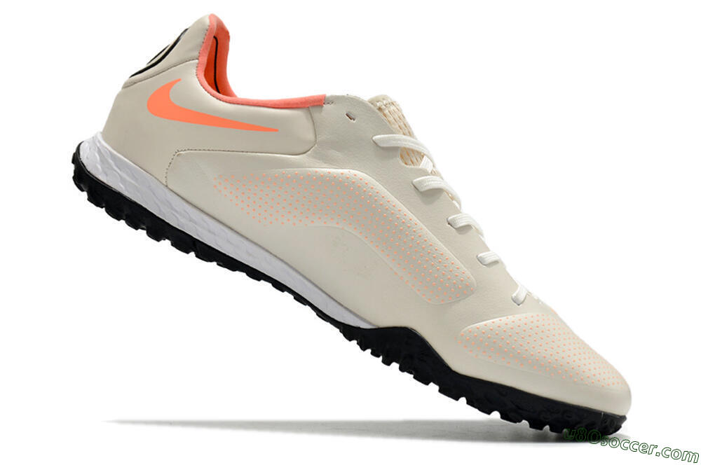 Nike Tiempo Legend 9 Pro TF Artificial Turf Soccer Shoes - White/Yellow 7